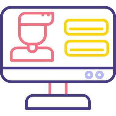 seo modern simgesinin vektör illüstrasyonu