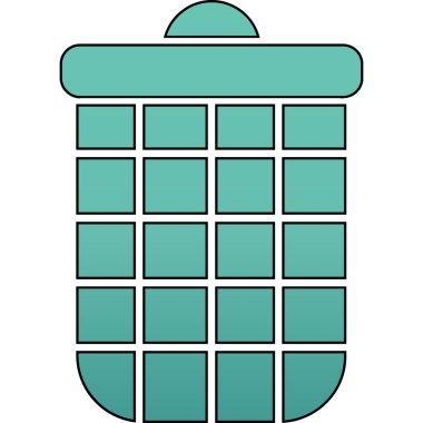 Basit vektör simgesi, takvimin illüstrasyonu