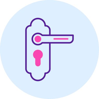 Pürüzsüz bir kapı anahtarı simgesi