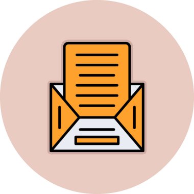 Dosya simgesinin vektör illüstrasyonu