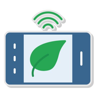 mobil wifi simgesi, vektör illüstrasyonu