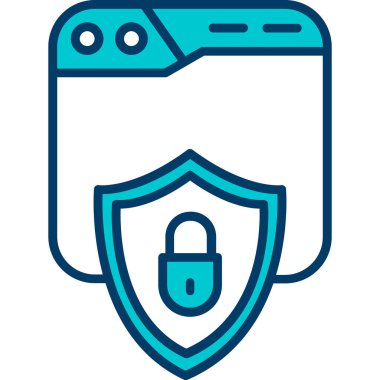 ikon vektör illüstrasyonunu kilitle