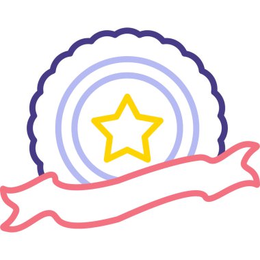 Yıldızlı bir yıldızın vektör çizimi