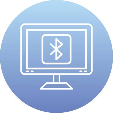 computer display. web icon simple illustration