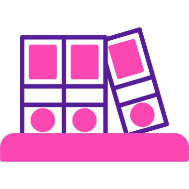 Masa. Web simgesi basit illüstrasyon