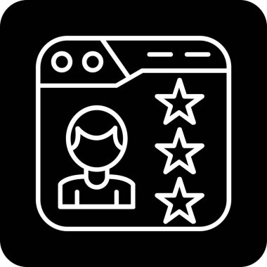 Yıldız. Web simgesi basit illüstrasyon