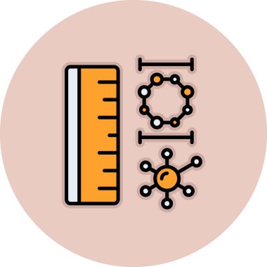 Bilim simgesi vektör illüstrasyonu