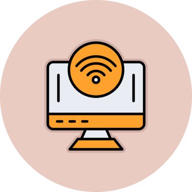 internet wifi vektör simgesi