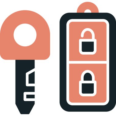 güvenlik ve kilit simgesi vektör illüstrasyon grafik tasarımı