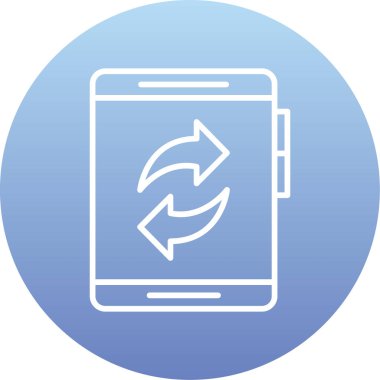 Uygulama modern simgesinin vektör illüstrasyonu