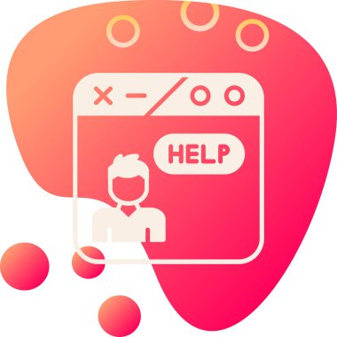 Telefon simgesi olan bir kadının vektör çizimi