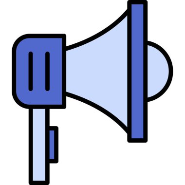 Hoparlör simgesi, vektör illüstrasyonu