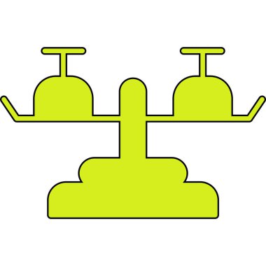 Çizgi film simgesinin vektör çizimi