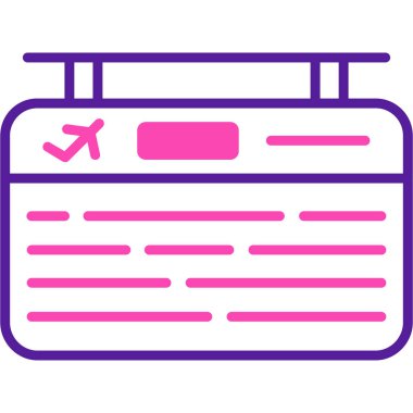 Seyahat. Web simgesi basit illüstrasyon