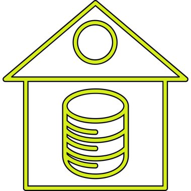 ev simgesi vektör illüstrasyonu