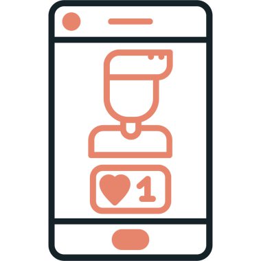 telefon simgesi, modern vektör illüstrasyon tasarımı