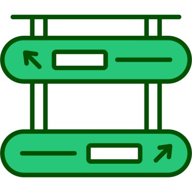 Yeşil ve beyaz arkaplanın vektör çizimi