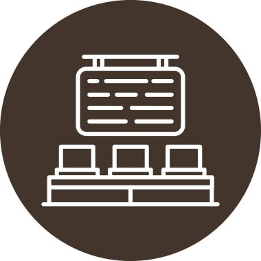 seo modern simgesinin vektör illüstrasyonu