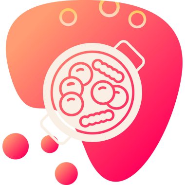 Beyin. Web simgesi basit illüstrasyon