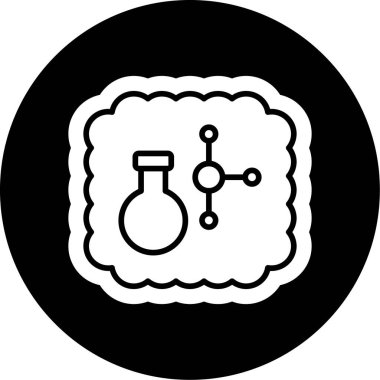 Kimyasal test simgesinin vektör çizimi