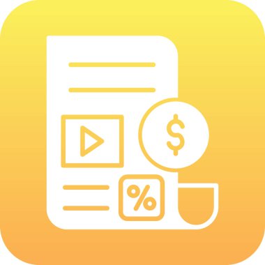 Dolar simgesi vektör illüstrasyonu