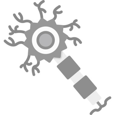 Bir virüs simgesinin vektör illüstrasyonu