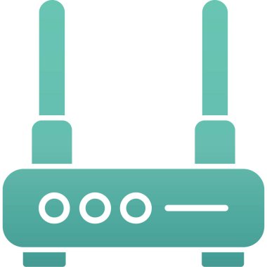 Yönlendirici. Web simgesi basit illüstrasyon