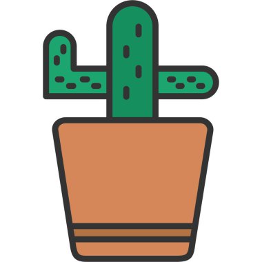 kaktüs simgesi modern tasarım