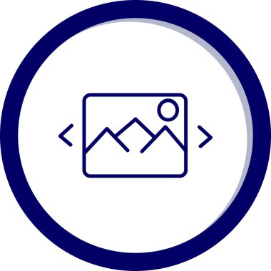 Web simgesi, tasarımın vektör illüstrasyonu