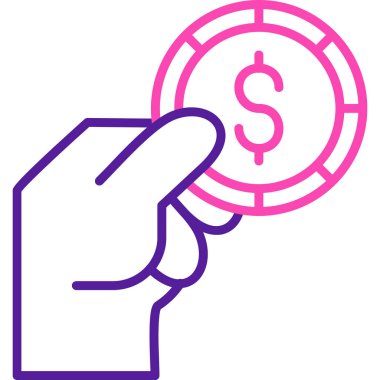 madeni para dolar simgesi