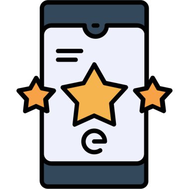 Akıllı telefon. Web simgesi basit tasarım