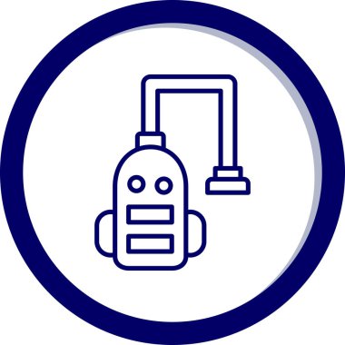 robot ikon vektör illüstrasyonu