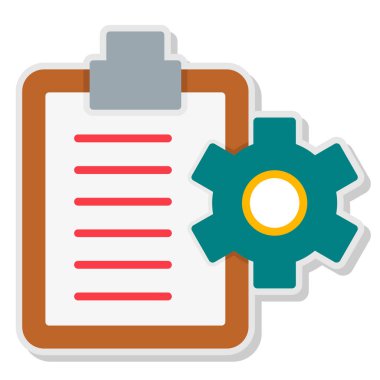 Dişli sembollü pano