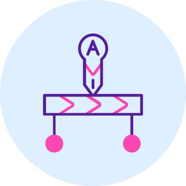 Ok. Web simgesi basit illüstrasyon