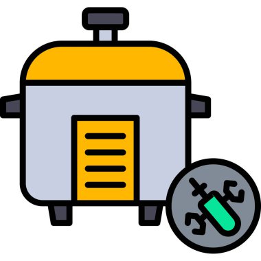 Benzin deposu. Basit illüstrasyon