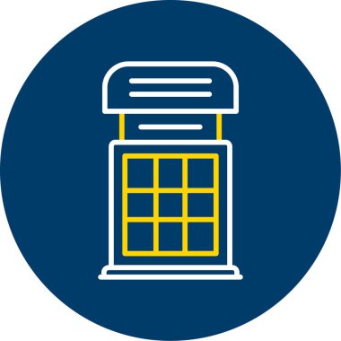 Telefon simgesi vektör illüstrasyonu