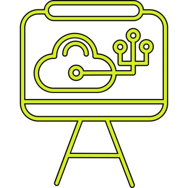 Bulut hesaplama. Web simgesi