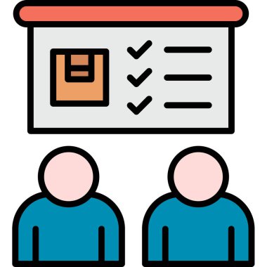 Müşteri servisi. Web simgesi vektör illüstrasyonu