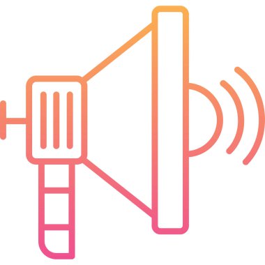 Tanıtım web simgesi, vektör illüstrasyonu