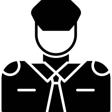 officer icon vector illustration
