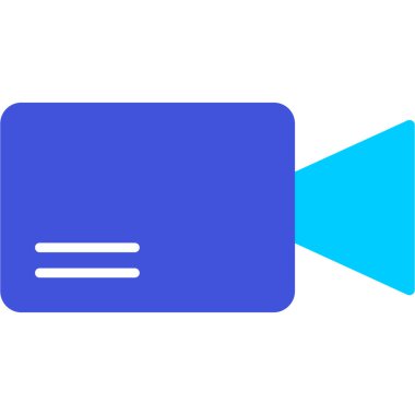 Kamera. Web simgesi basit illüstrasyon