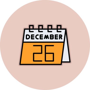 Takvim simgesi vektör illüstrasyonu