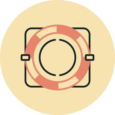 Can simidi. Web simgesi basit illüstrasyon