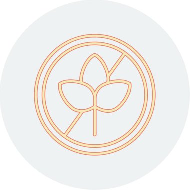 Yaprak ikonu vektör illüstrasyonu