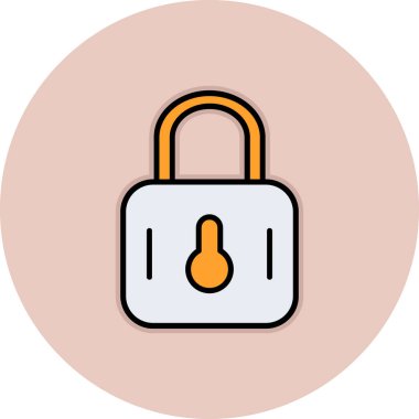 Modern basit simgenin vektör illüstrasyonu