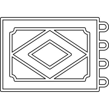 çizgi Art deco amblemi