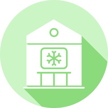 Eşsiz kar kabartma vektör simgesi