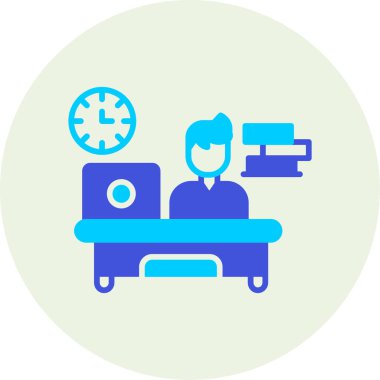 Hastane. Web simgesi basit illüstrasyon