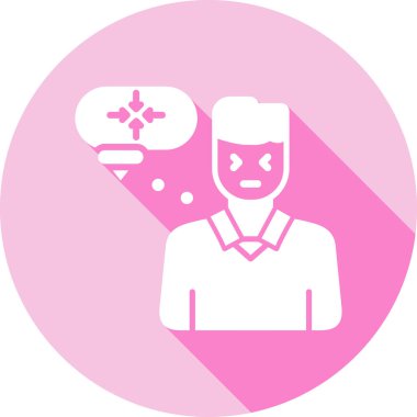 Maskeli bir kadının vektör çizimi