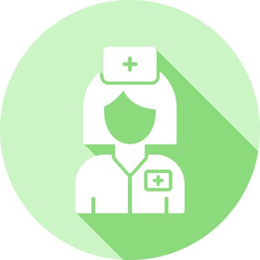 Tıbbi doktor vektör simgesi